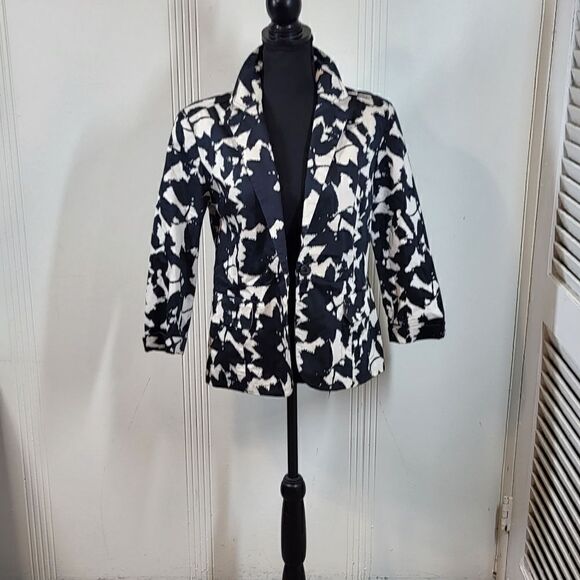 Coldwater Creek Black & White Jacket - Picture 1 of 12